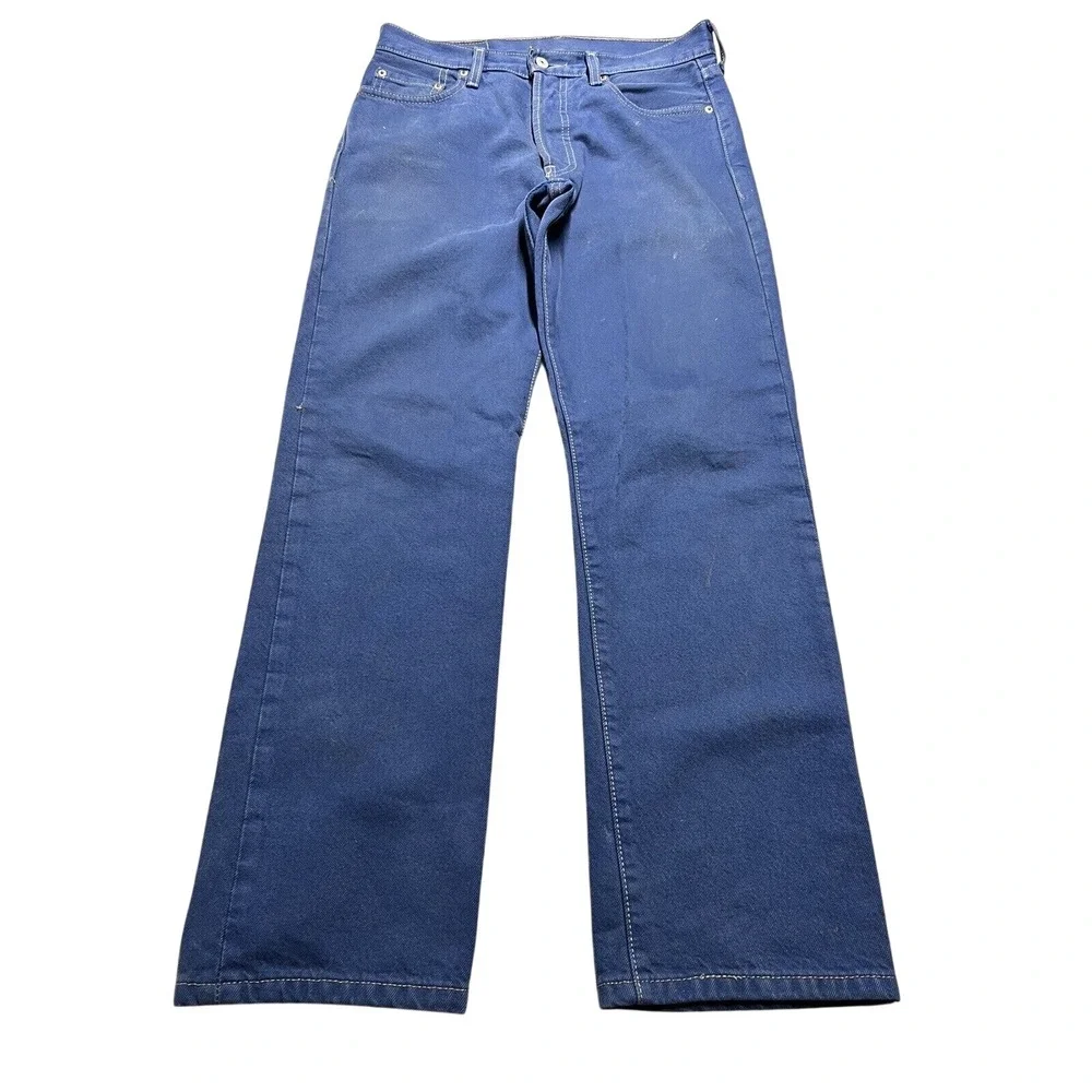 Vintage Levi's 501xx Jeans 32x30‎ Blue Denim Button Fly Y2K Straight Leg